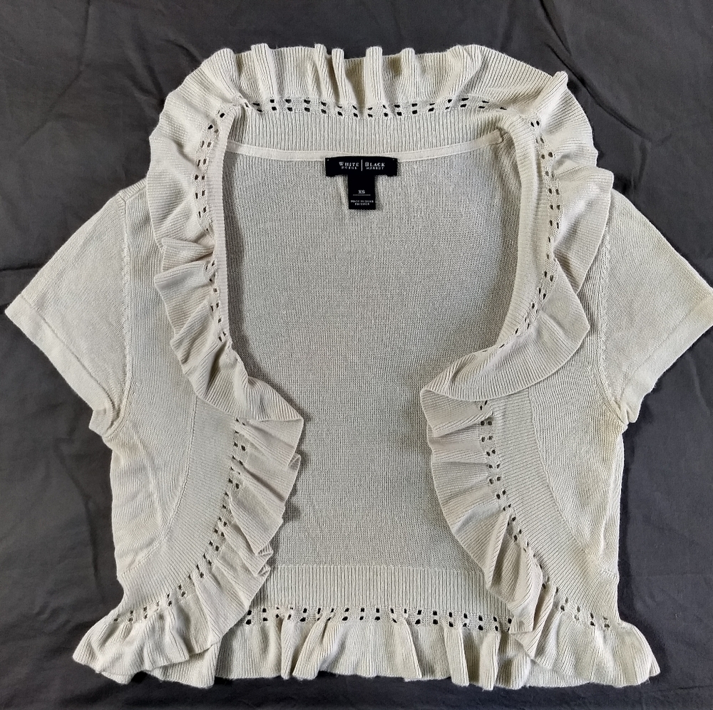 White House Black Market Short Sleeve Sweater